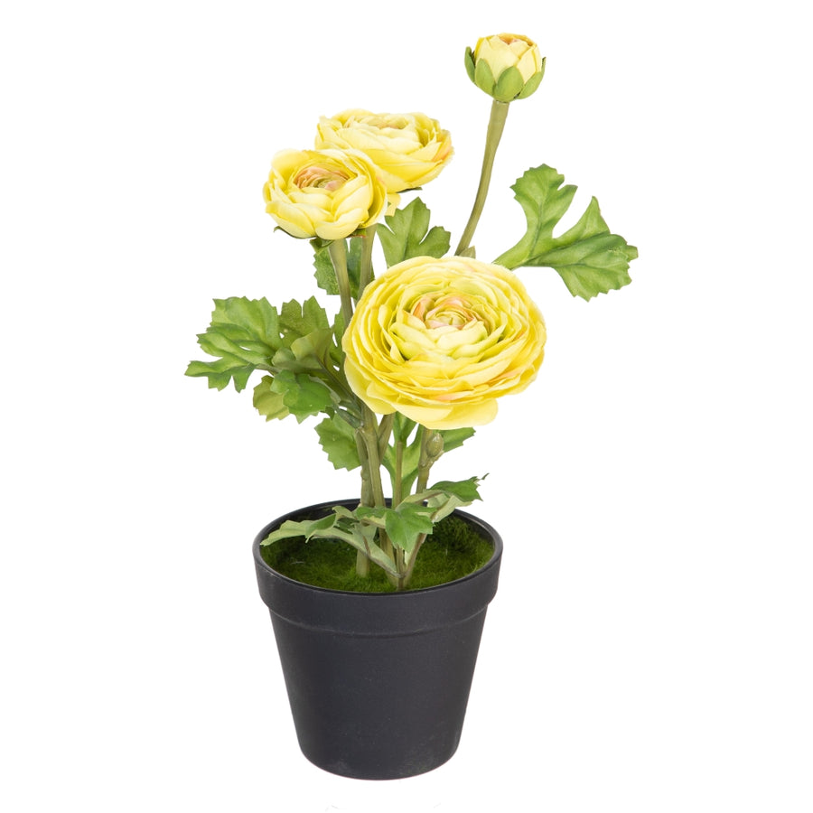 ARTIFICIAL ORANGE FLOWER PLANT 11 X 11 X 36 CM
