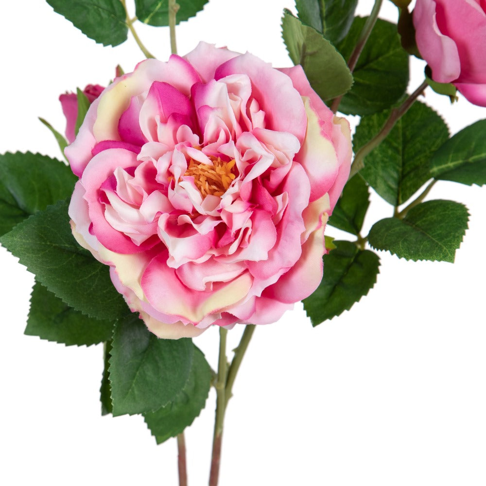 ARTIFICIAL PINK ROSE FLOWER DECORATION 30 X 20 X 80 CM