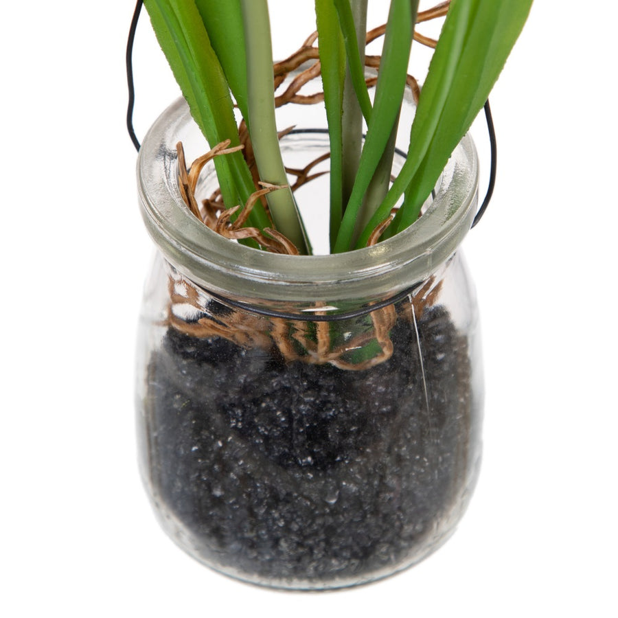 PLANTA JACINTO BLANCO ARTIFICIAL 5,50 X 5,50 X 21 CM