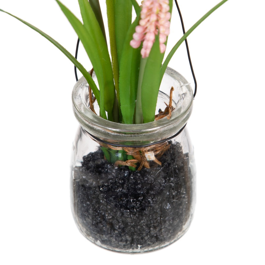 PLANTA JACINTO ROSA ARTIFICIAL 5,50 X 5,50 X 21 CM