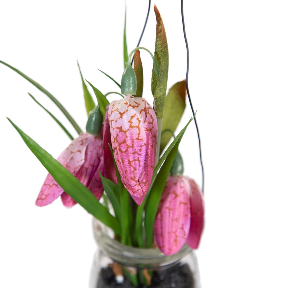 PLANTA ROSA ARTIFICIAL DECORACIÓN 7 X 7 X 20 CM