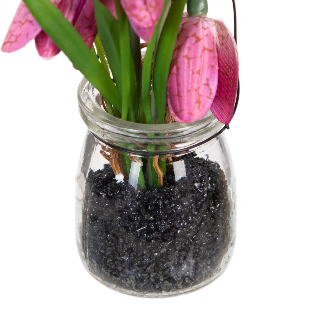 PLANTA ROSA ARTIFICIAL DECORACIÓN 7 X 7 X 20 CM