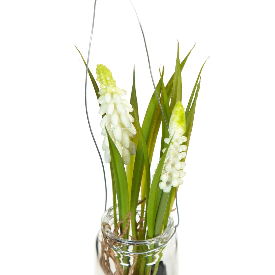 PLANTA JACINTO BLANCO ARTIFICIAL 7 X 7 X 18 CM