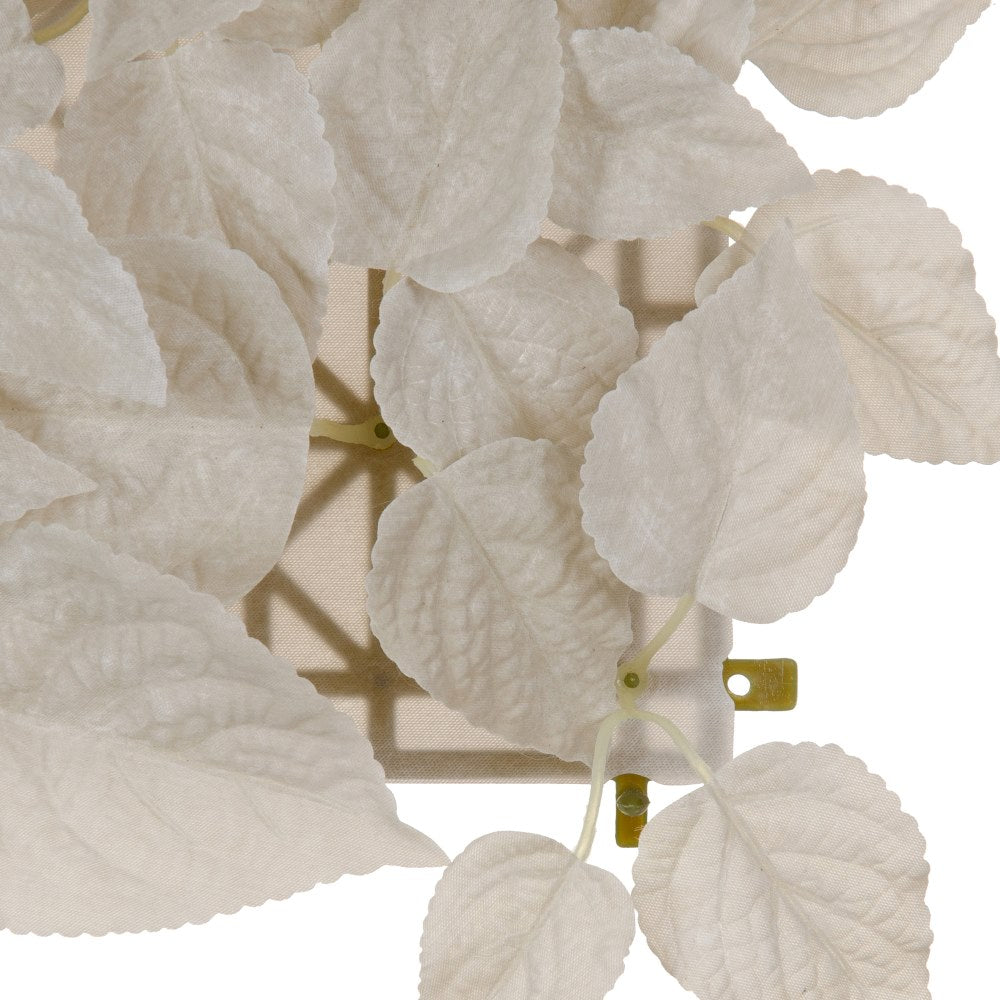 WHITE PVC GARDEN PANEL 30 X 30 CM