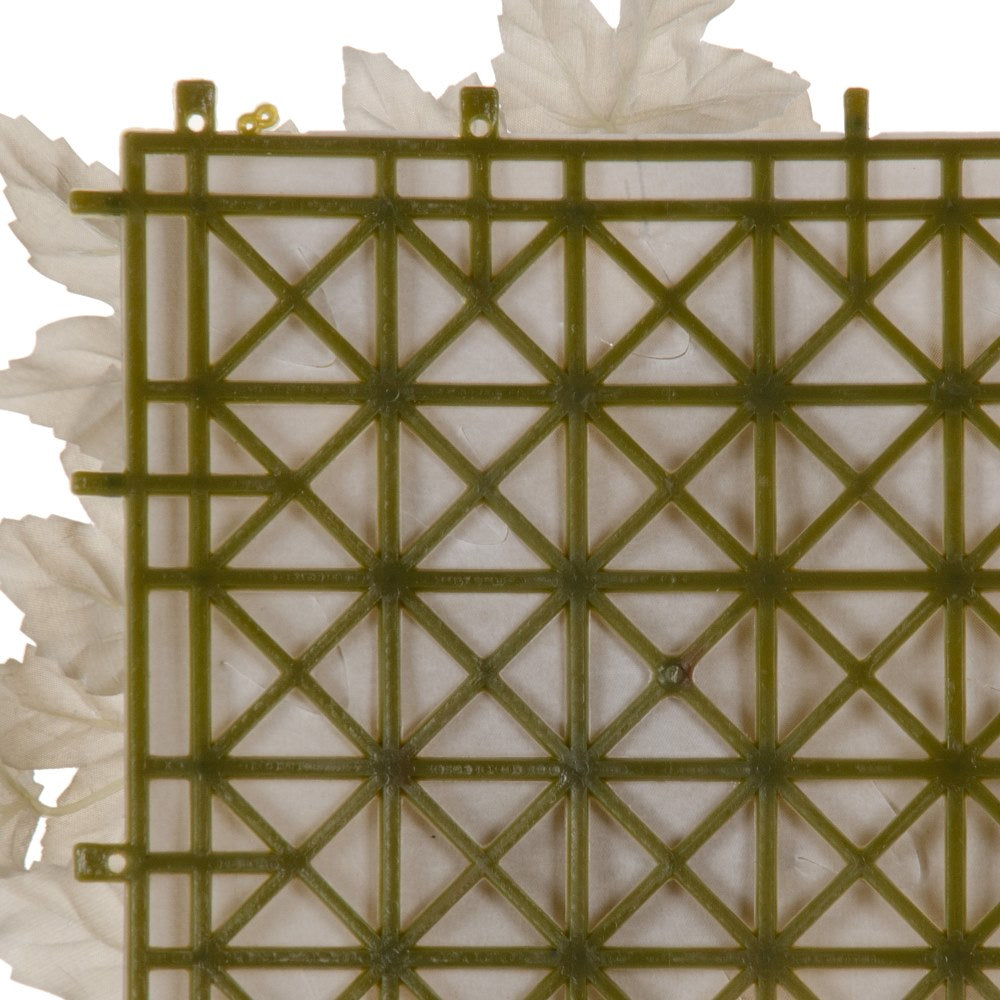 WHITE PVC GARDEN PANEL 30 X 30 CM