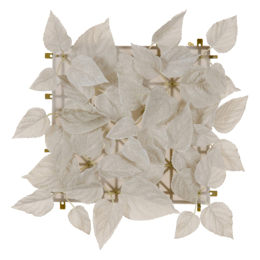 PANEL BLANCO PVC JARDÍN 30 X 30 CM