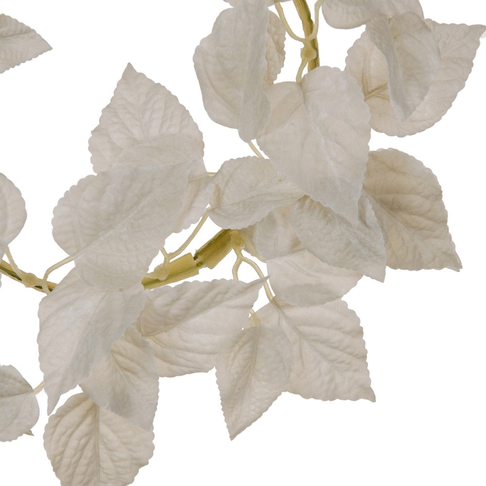 WHITE PVC GARDEN CROWN 30 X 30 CM