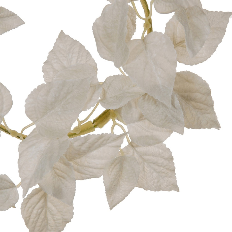 WHITE PVC GARDEN CROWN 30 X 30 CM