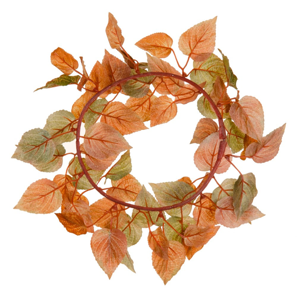 CORONA MARRÓN PVC JARDÍN 70 X 70 CM