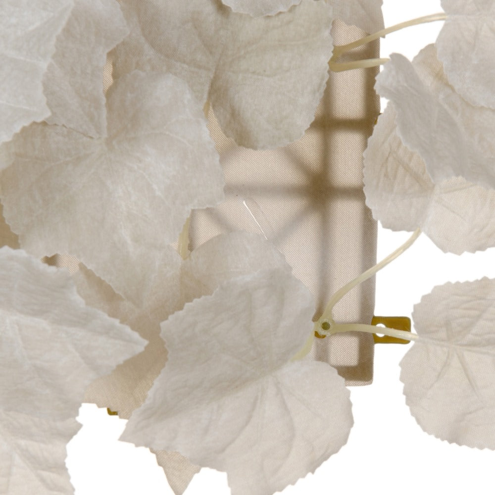 WHITE PVC GARDEN PANEL 30 X 30 CM