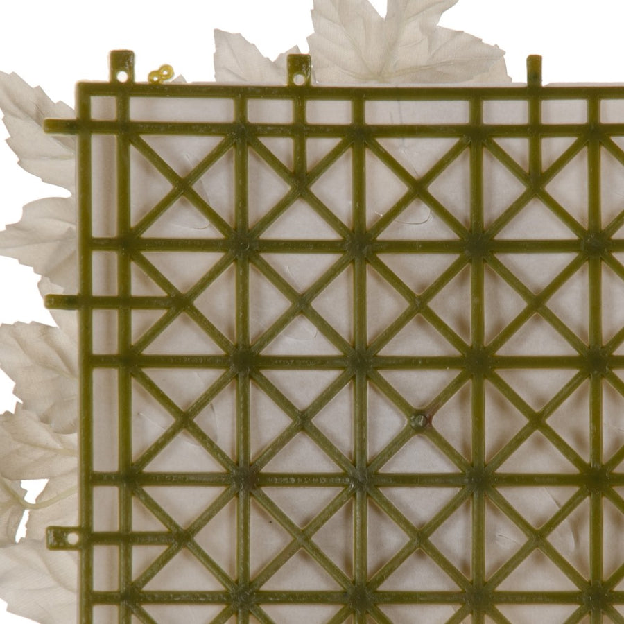 PANEL BLANCO PVC JARDÍN 30 X 30 CM