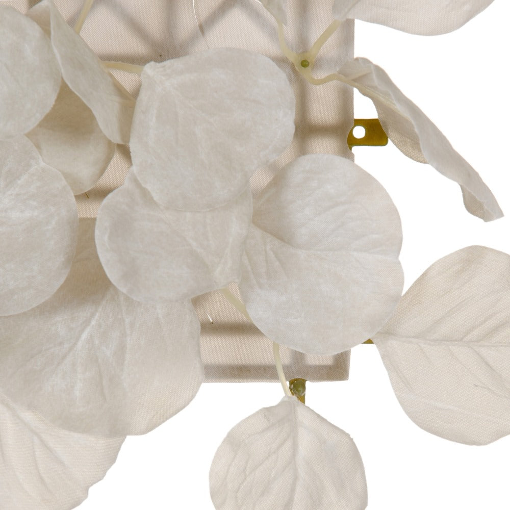 WHITE PVC GARDEN PANEL 30 X 30 CM