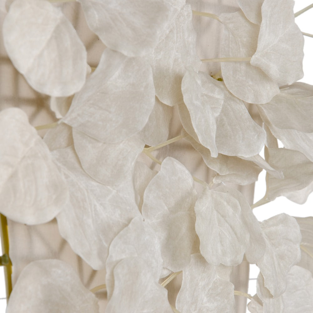 WHITE PVC GARDEN PANEL 30 X 30 CM