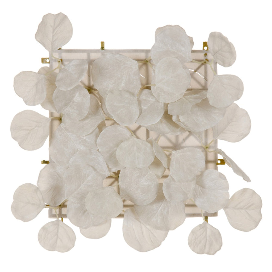 PANEL BLANCO PVC JARDÍN 30 X 30 CM
