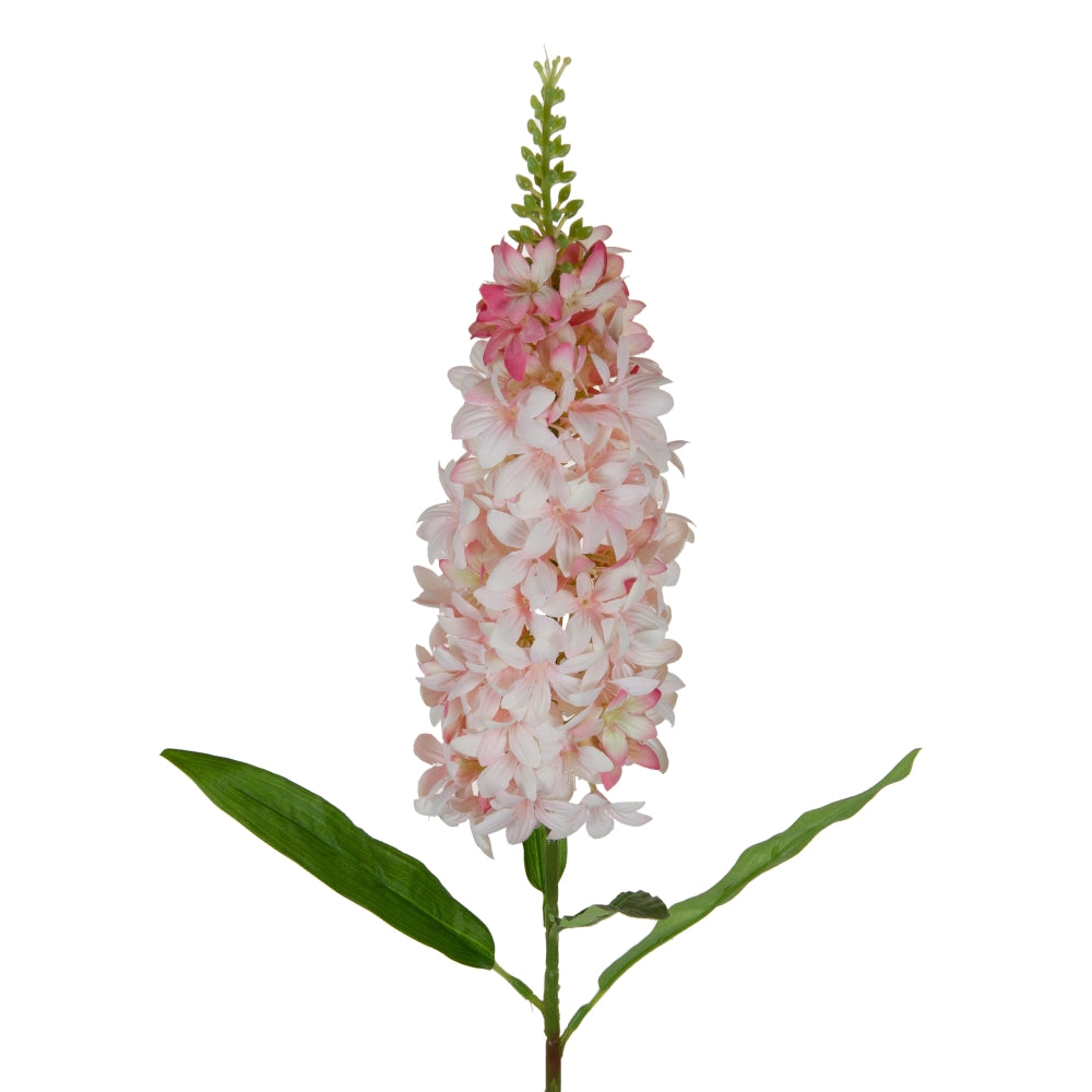 FLOR JACINTO ROSA PVC JARDÍN 95 CM