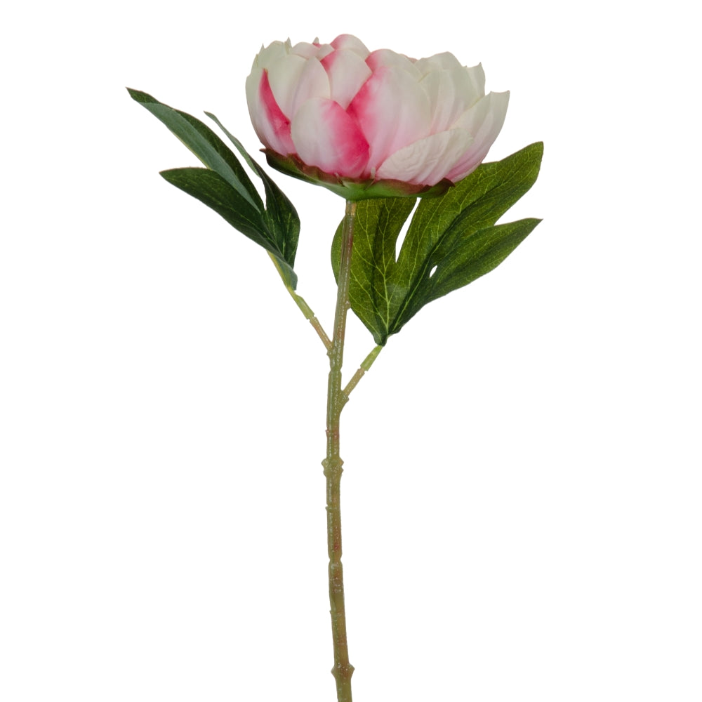 FLOWER PINK-WHITE PVC GARDEN 35 CM