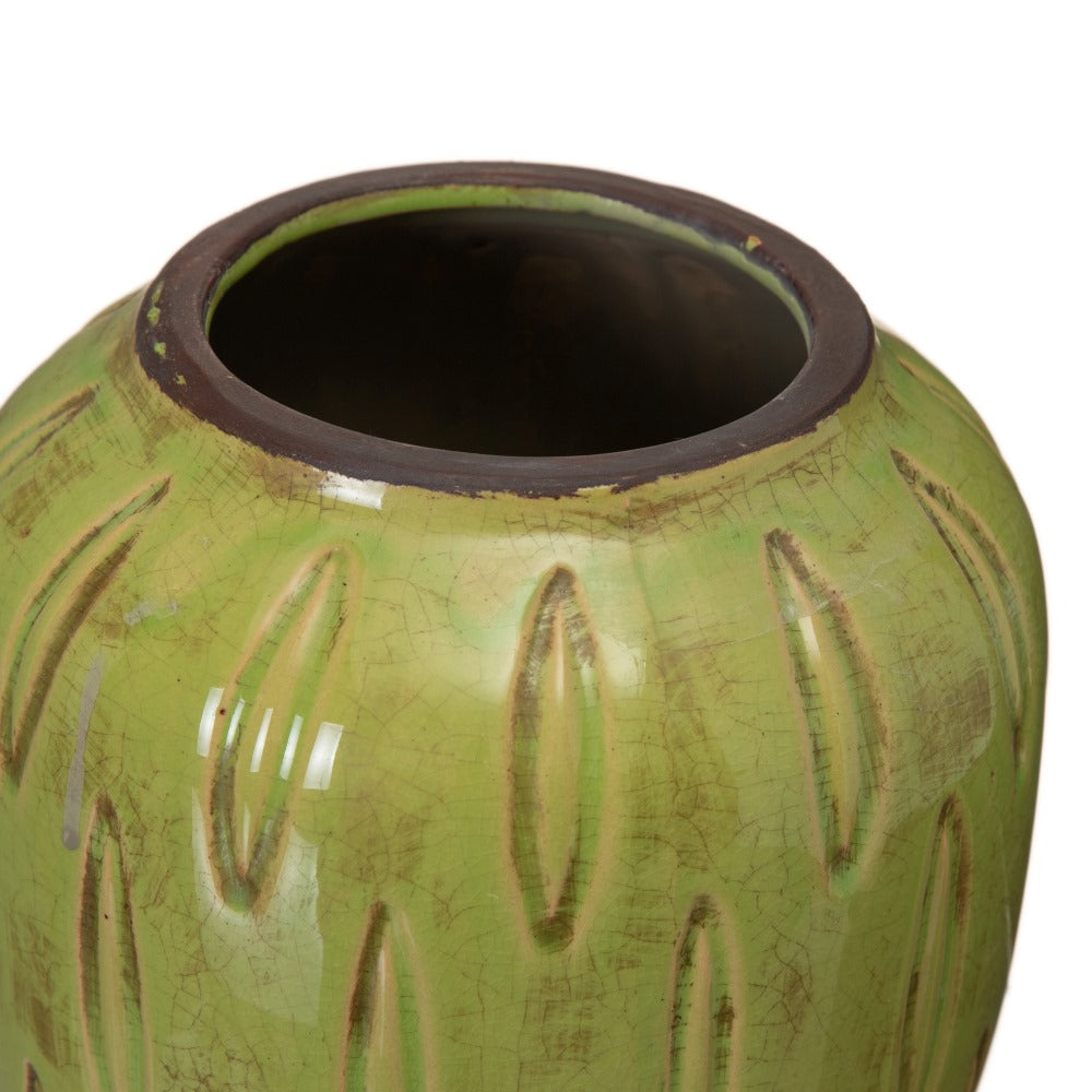 PISTACHIO PLANTER CERAMIC DECORATION 19.50 X 19.50 X 18.50