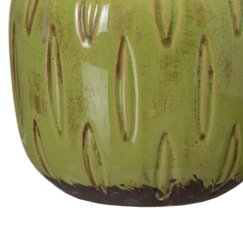 PISTACHIO PLANTER CERAMIC DECORATION 19.50 X 19.50 X 18.50