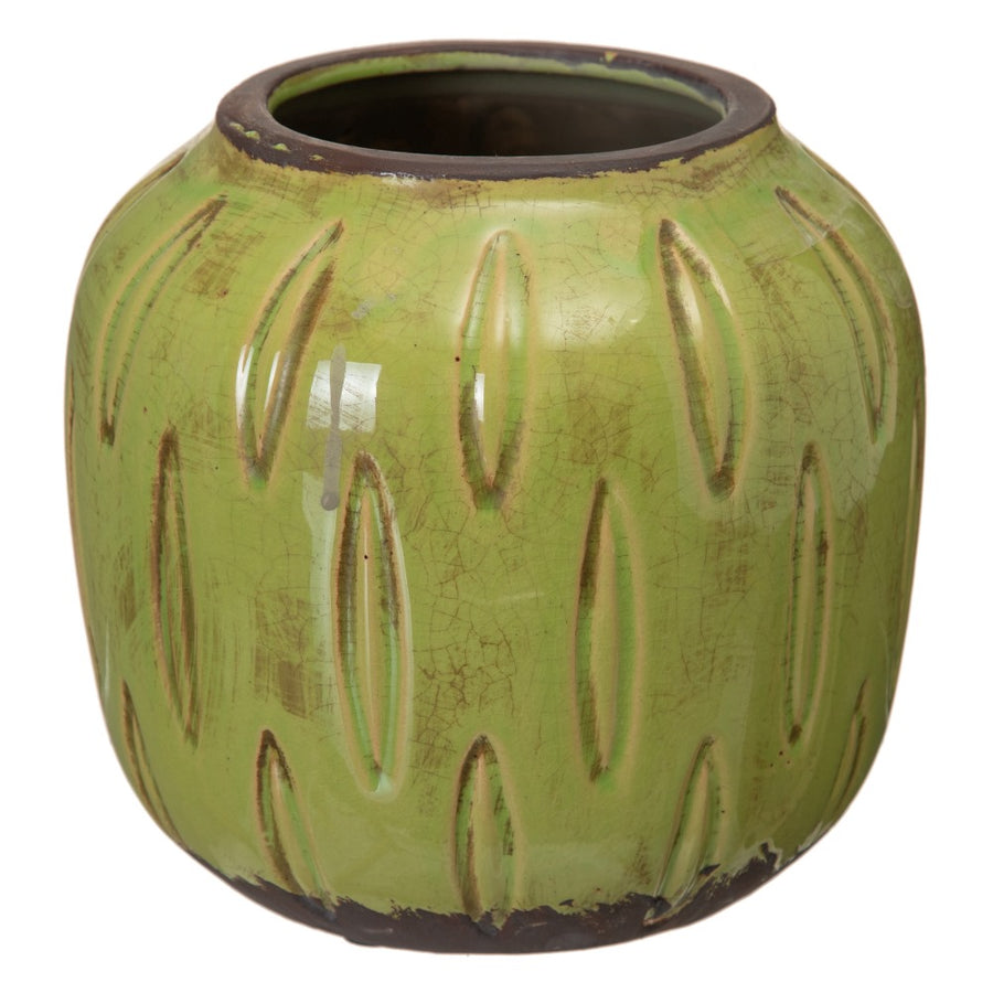 PISTACHIO PLANTER CERAMIC DECORATION 19.50 X 19.50 X 18.50