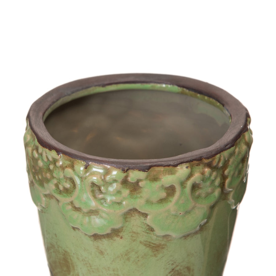 PISTACHIO PLANTER CERAMIC DECORATION 11.50 X 11.50 X 11 CM
