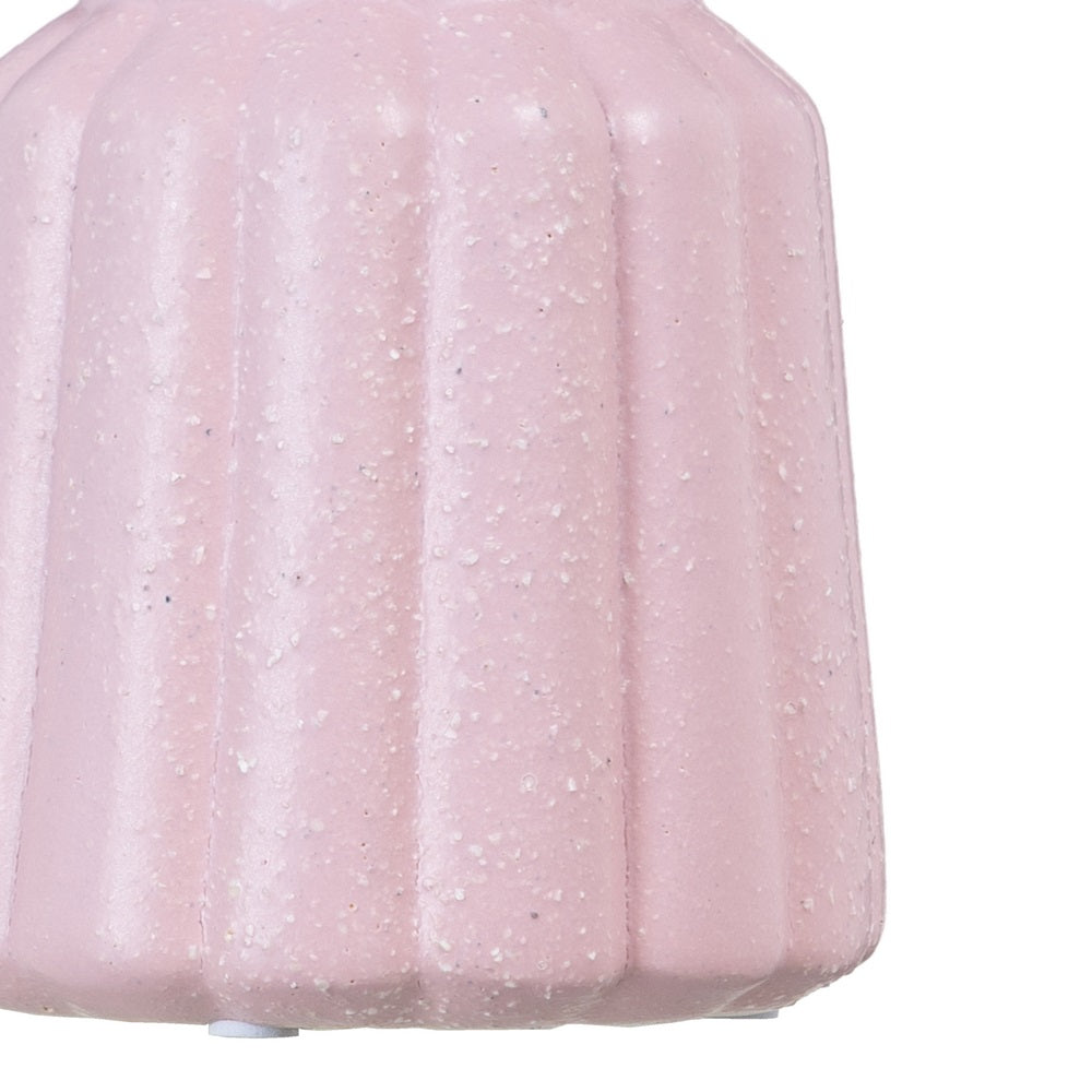 JARRÓN MALVA CERÁMICA DECORACIÓN 11,50 X 11,50 X 14,50 CM