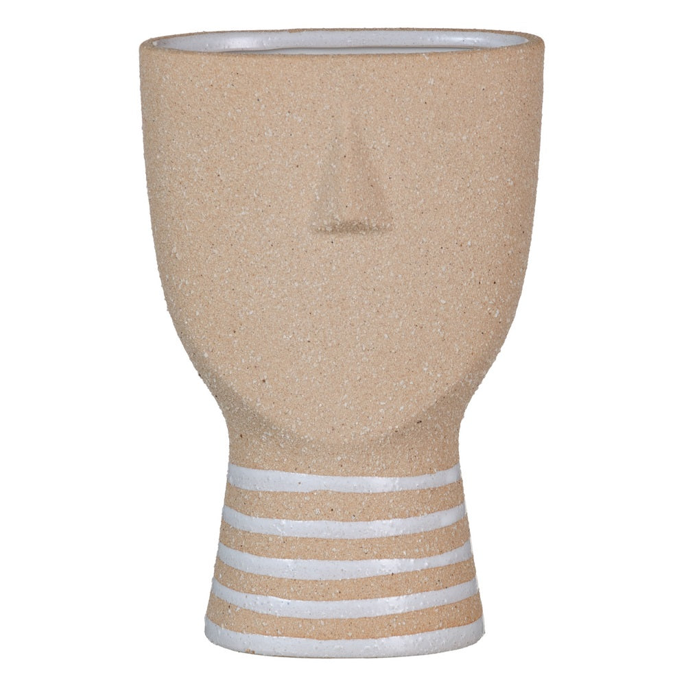 NATURAL POT CERAMIC DECORATION 14 X 9 X 21.50 CM