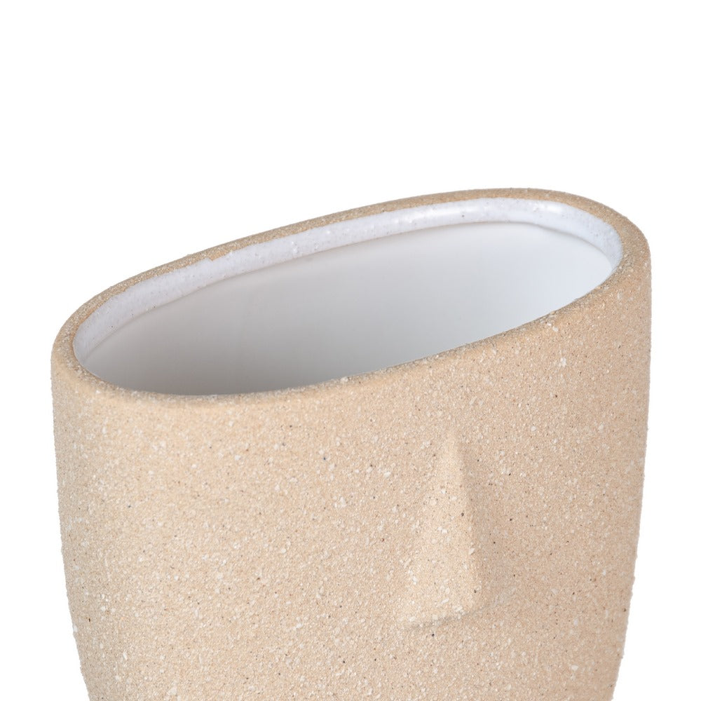 NATURAL POT CERAMIC DECORATION 14 X 9 X 21.50 CM