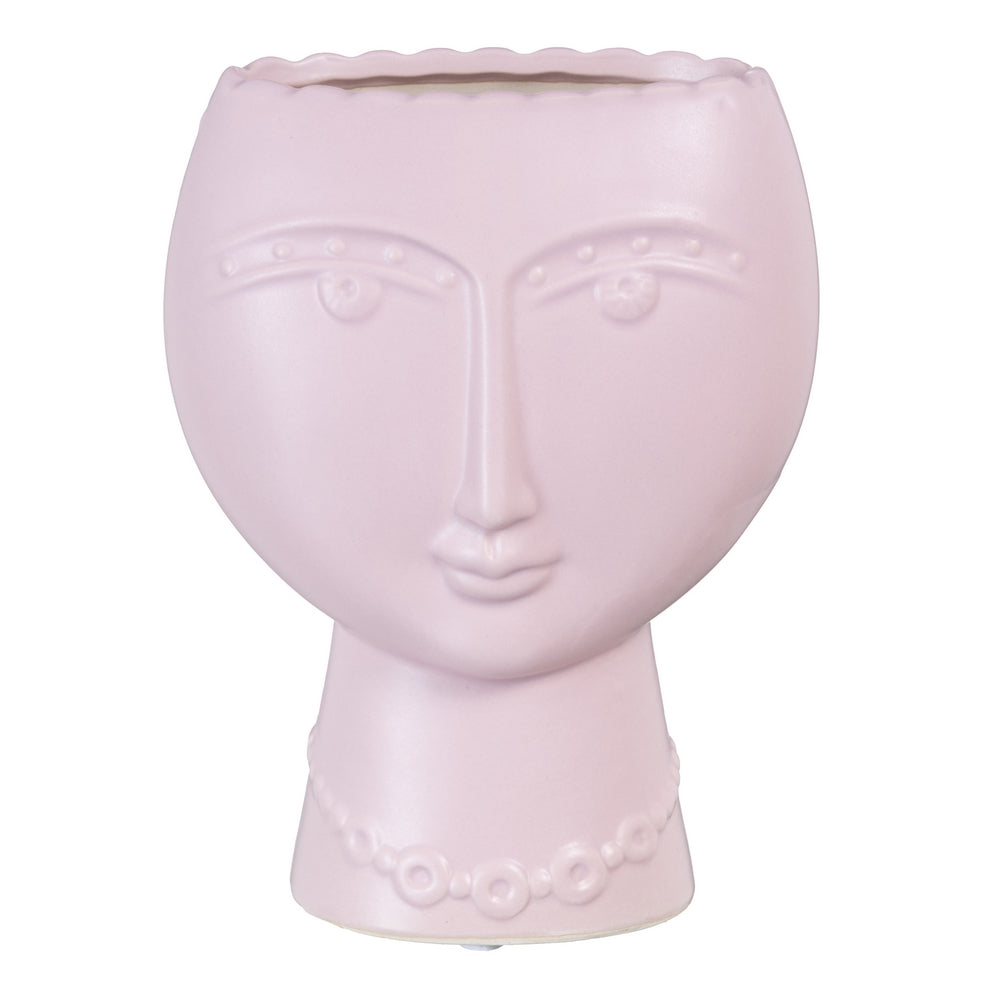 MALLOW FACE PLANTER CERAMIC DECORATION 15 X 8.50 X 19 CM