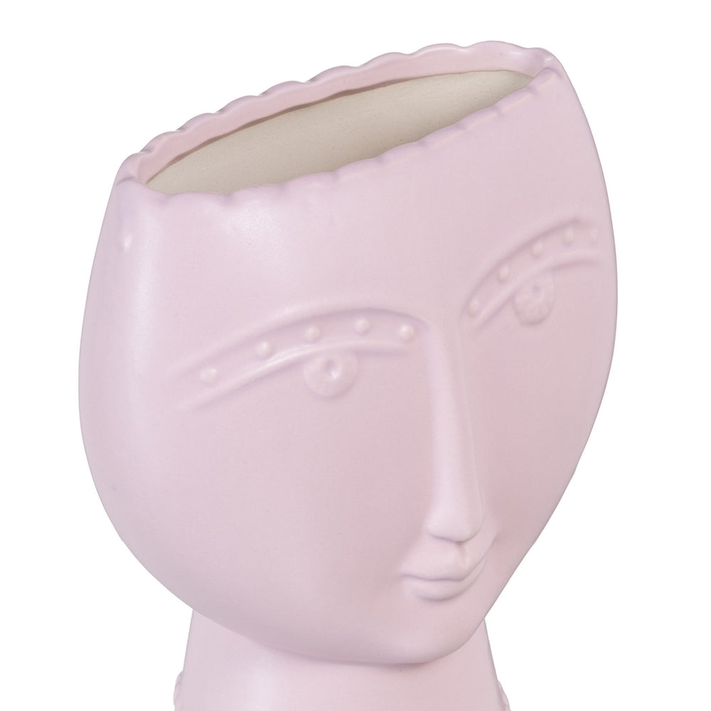 MALLOW FACE PLANTER CERAMIC DECORATION 15 X 8.50 X 19 CM