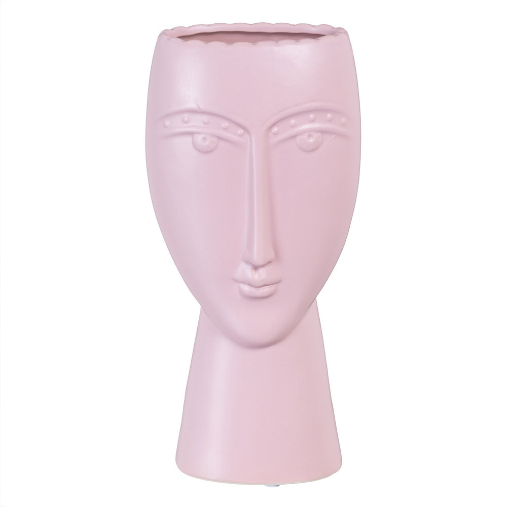MALVA FACE PLANTER CERAMIC DECORATION 15 X 8.50 X 19 CM