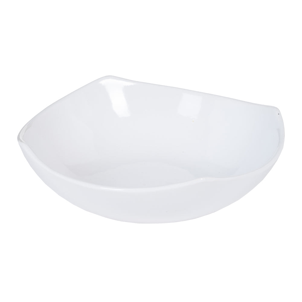 CENTRO MESA BLANCO CERÁMICA DECORACIÓN 22,50 X 22,50 X 7 CM