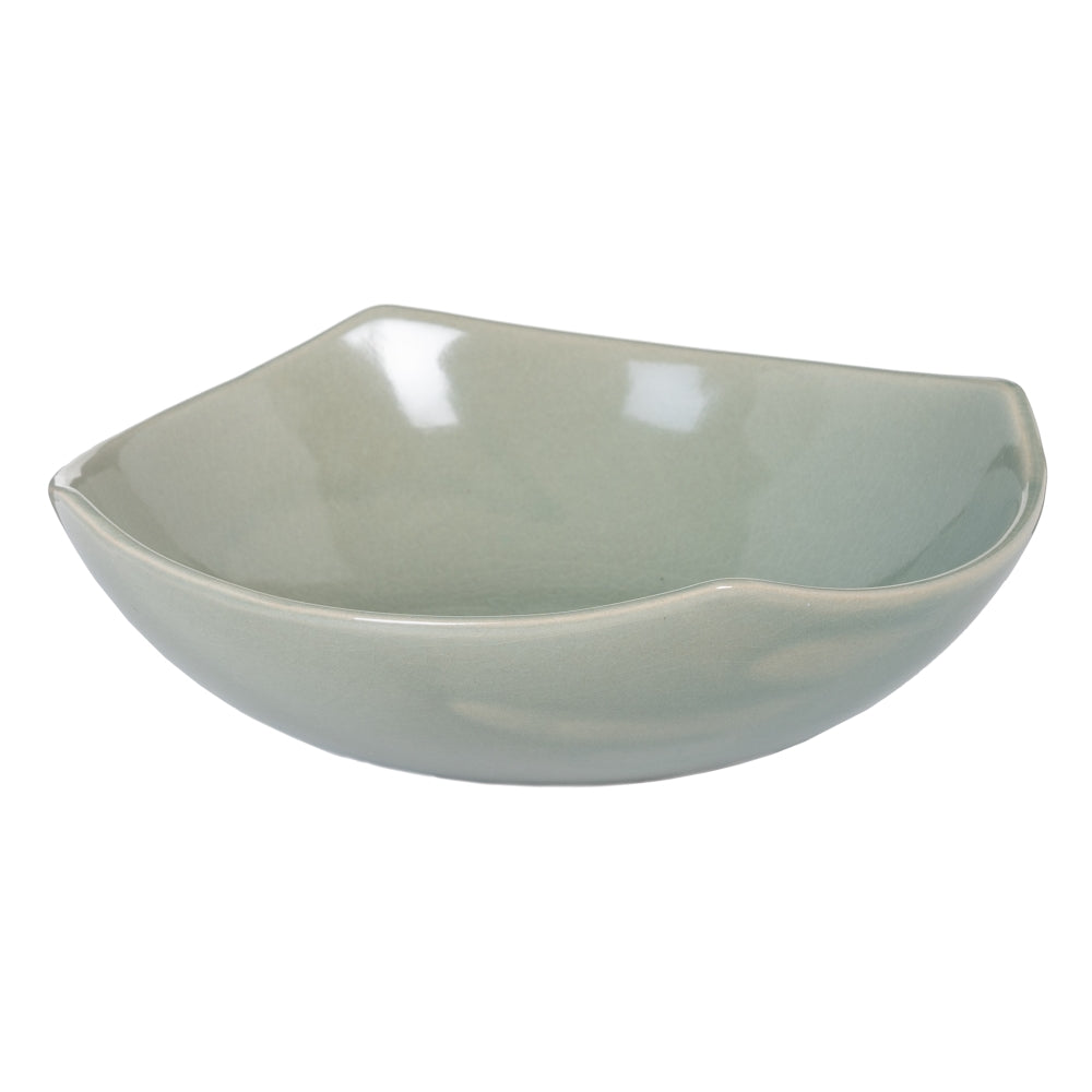 CENTRO MESA AZUL CLARO CERÁMICA 22,50 X 22,50 X 7 CM