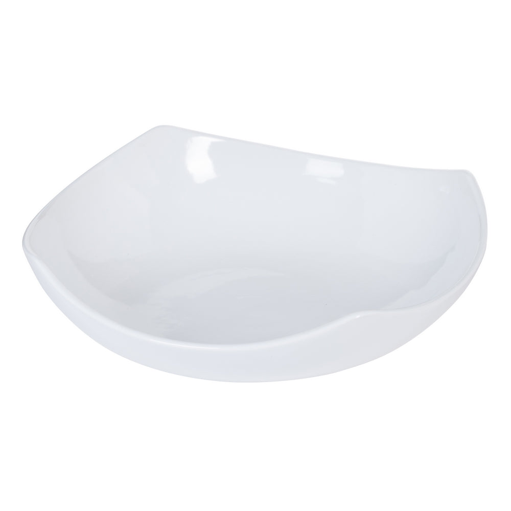 CENTRO MESA BLANCO CERÁMICA DECORACIÓN 29,50 X 29,50 X 8 CM