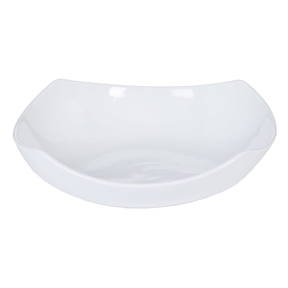 CENTRO MESA BLANCO CER�MICA DECORACI�N 29,50 X 29,50 X 8 CM