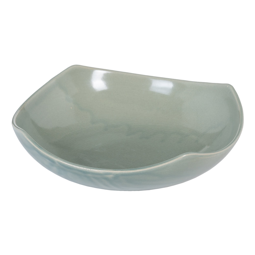 CENTRO MESA AZUL CLARO CER�MICA 29,50 X 29,50 X 8 CM