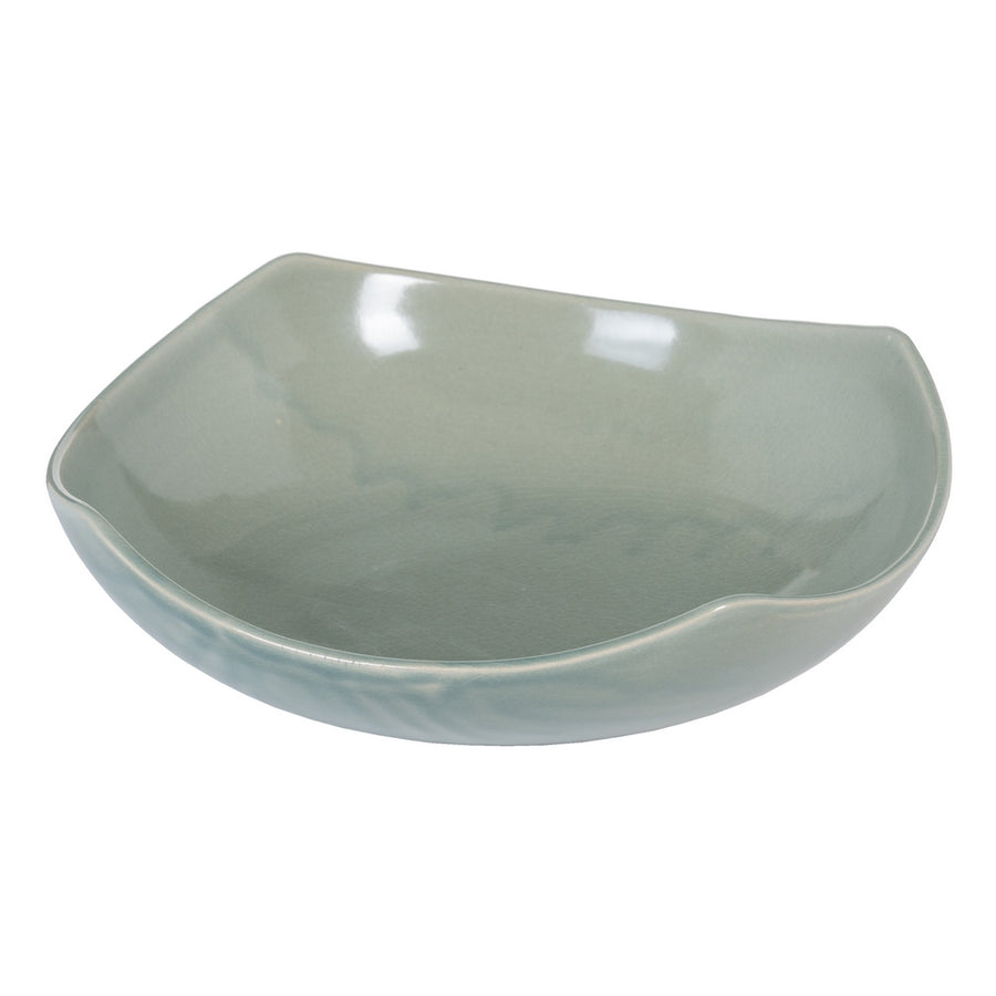 LIGHT BLUE CERAMIC TABLE CENTERPIECE 29.50 X 29.50 X 8 CM