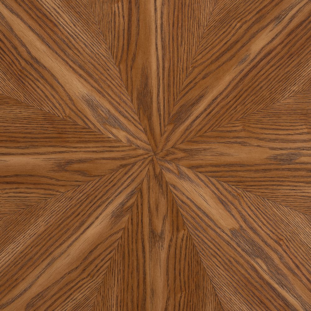 MESA COMEDOR NATURAL-NEGRO DM-METAL 100 X 100 X 76 CM