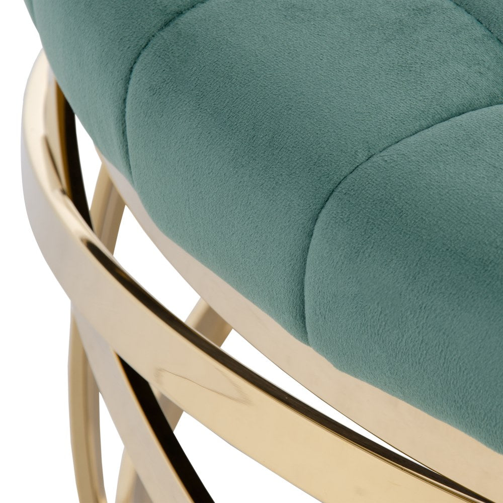 GREEN COFFEE TABLE LIVING ROOM 110 X 110 X 43 CM