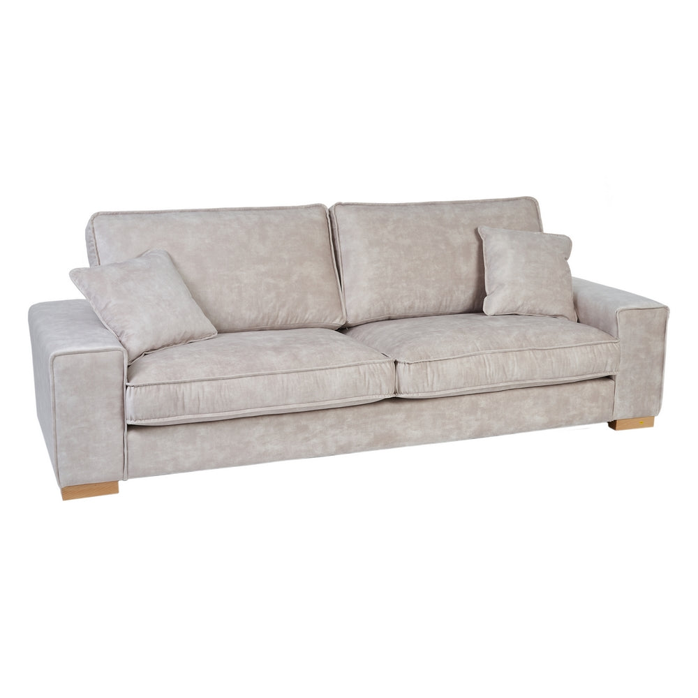 SOF� 4 PLAZAS BEIGE TEJIDO SAL�N 266 X 93 X 97 CM