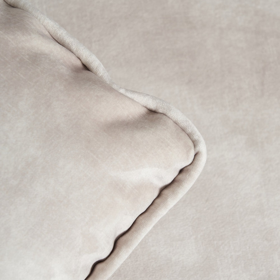 SOFÁ CHAISE LONGUE BEIGE TEJIDO SALÓN 114 X 155 X 92 CM