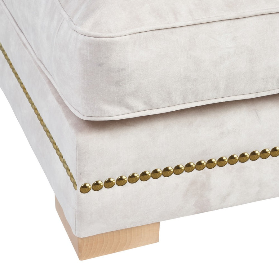 SOFÁ CHAISE LONGUE BEIGE TEJIDO SALÓN 114 X 155 X 92 CM