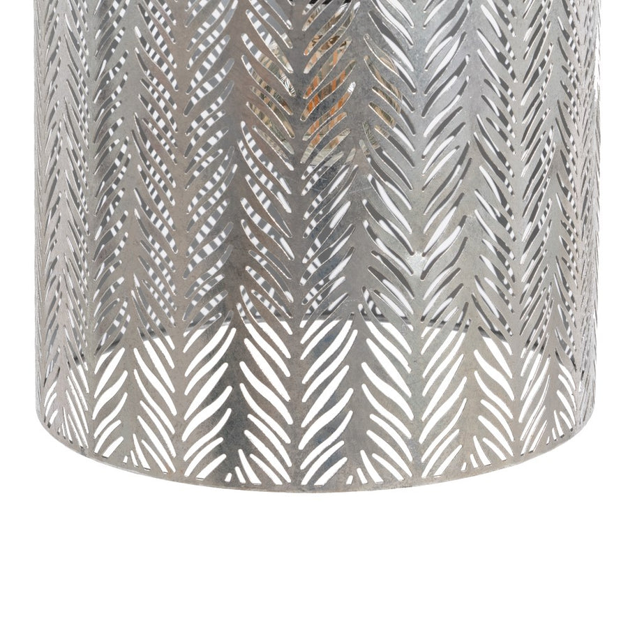 SILVER METAL CEILING LAMP LIGHTING 29.50 X 29.50 X 30 CM