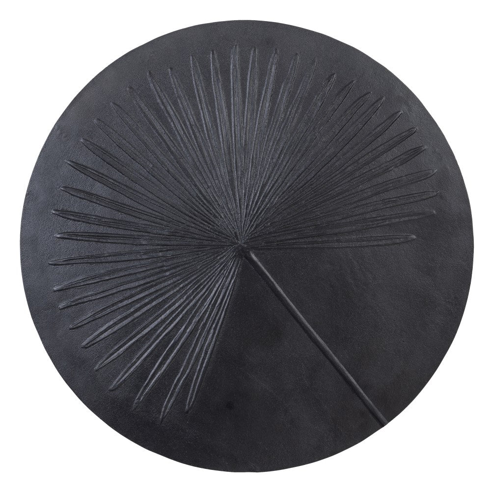 MESA CENTRO NEGRO ALUMINIO/HIERRO SALÓN 80 X 79 X 35 CM