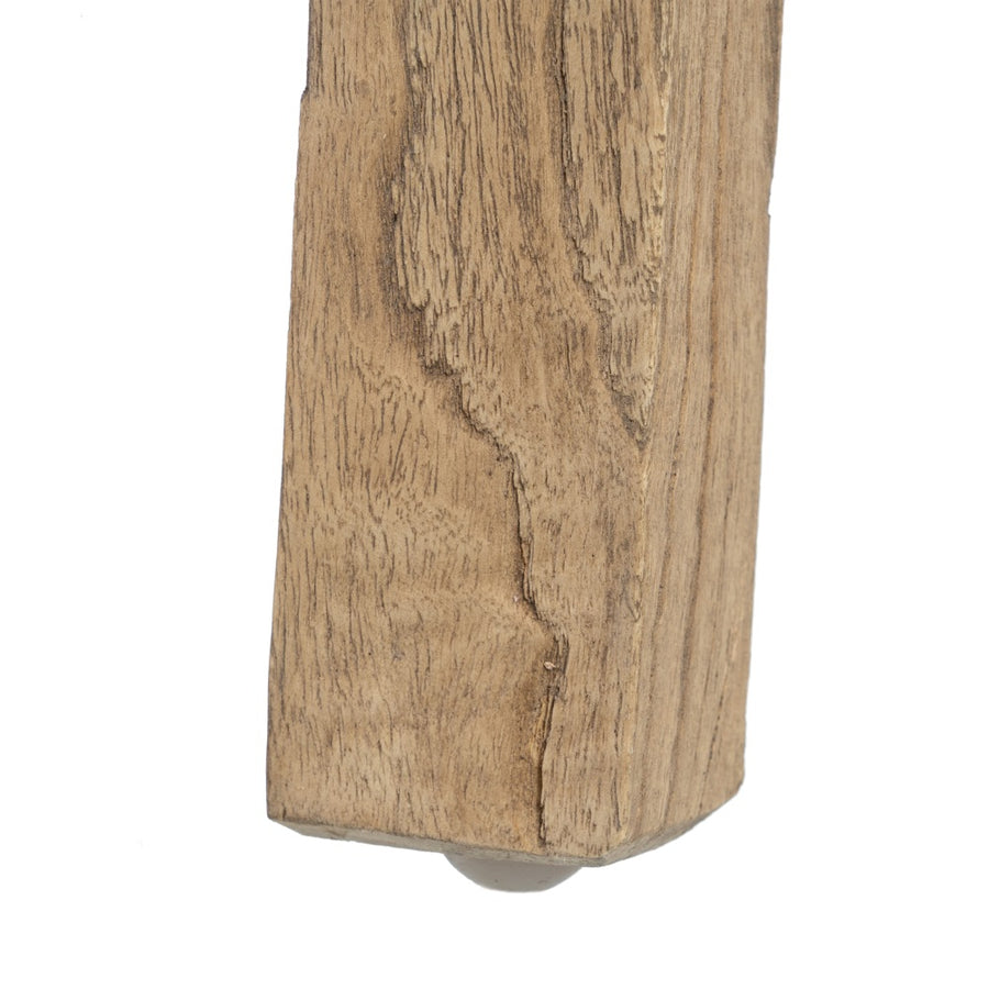 MESITA NATURAL MADERA MINDI DORMITORIO 45 X 30 X 66 CM