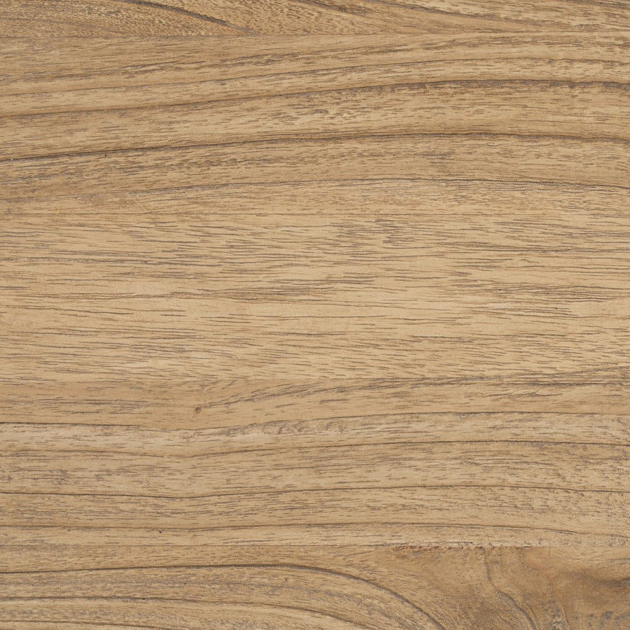 MESITA NATURAL MADERA MINDI DORMITORIO 43 X 34 X 55 CM