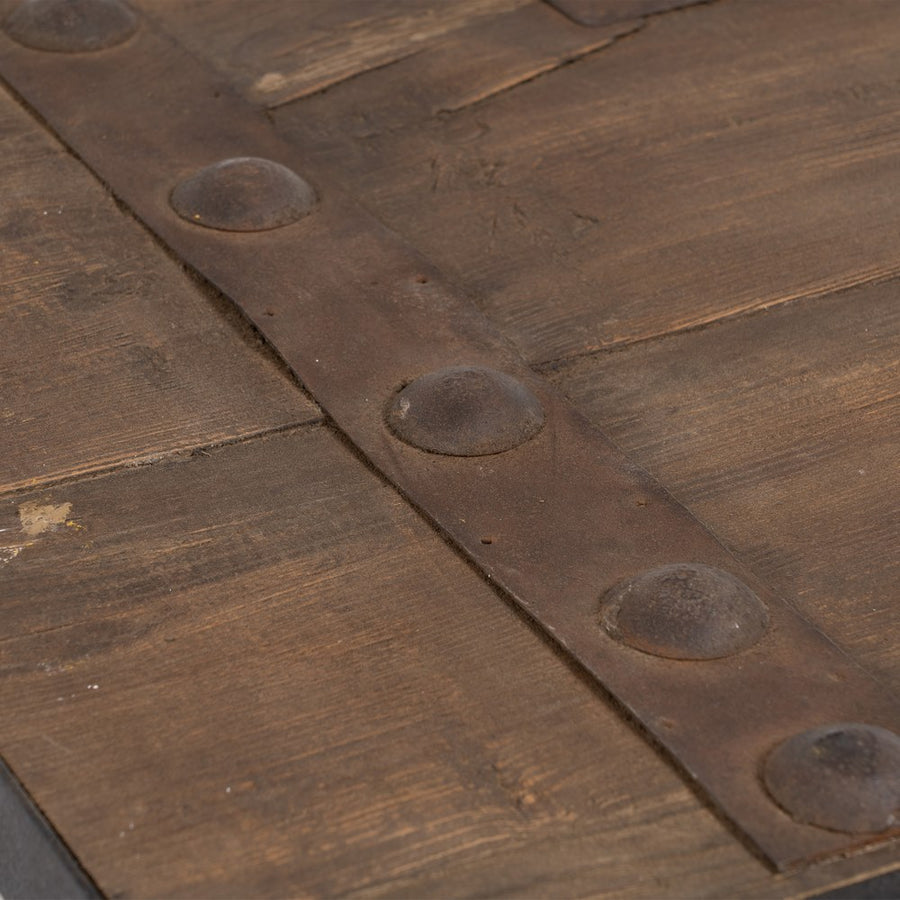 MESA CENTRO NATURAL-NEGRO 165 X 64 X 55 CM