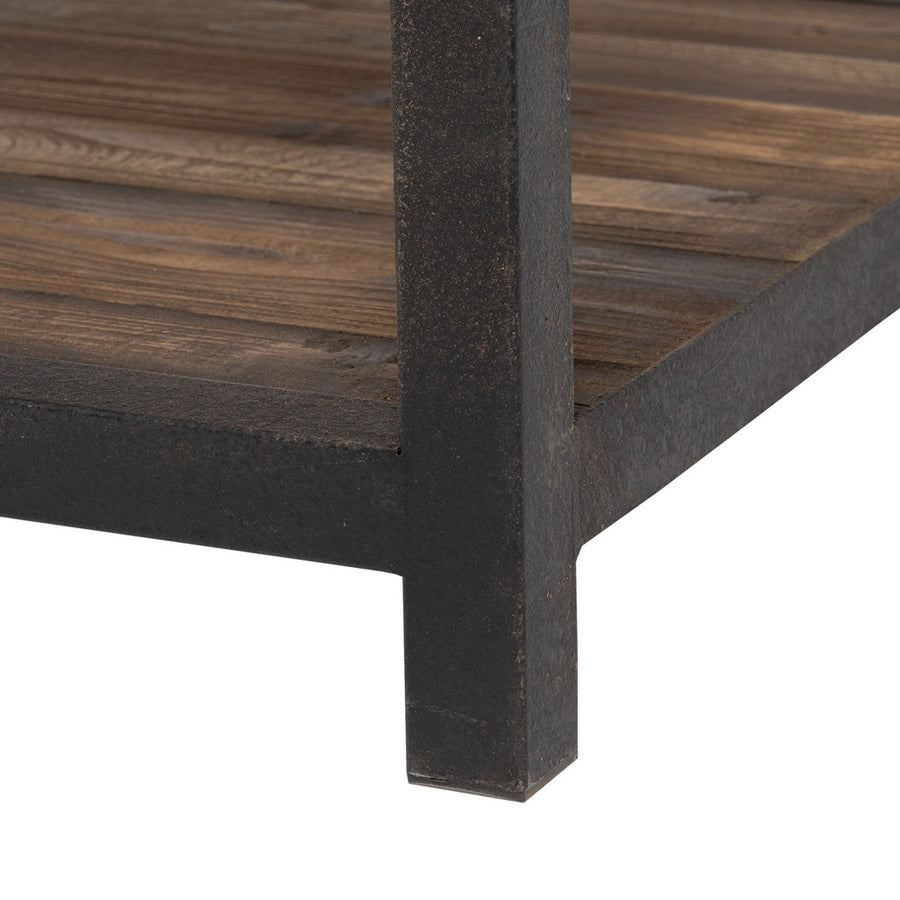 MESA CENTRO NATURAL-NEGRO 165 X 64 X 55 CM