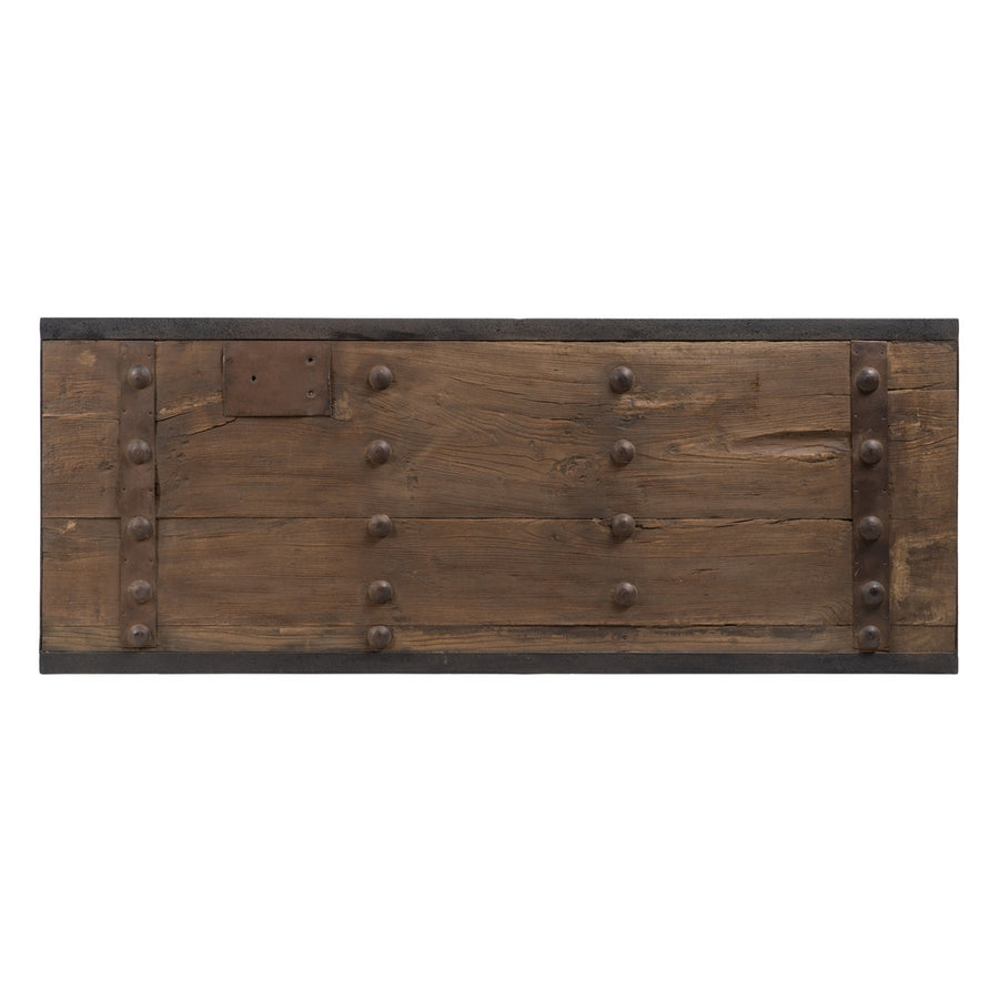 MESA CENTRO NATURAL-NEGRO 165 X 64 X 55 CM
