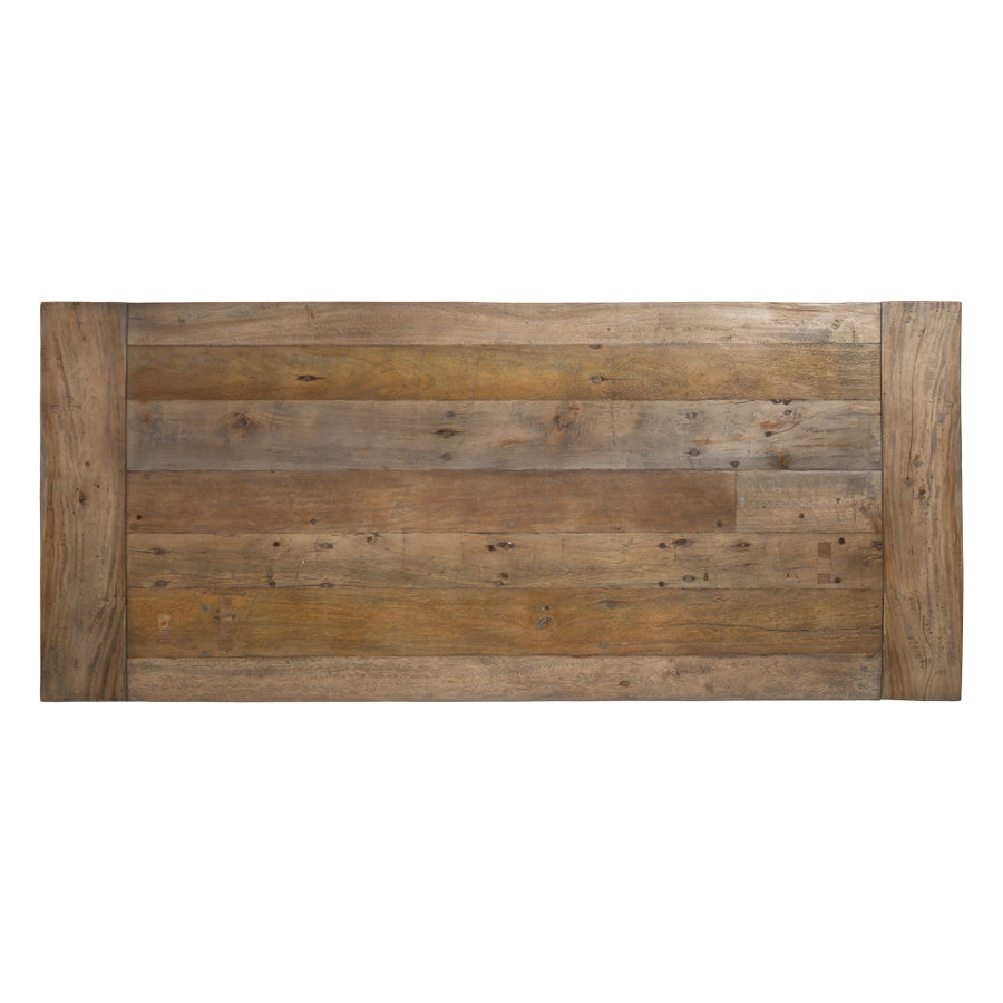 MESA COMEDOR NATURAL-NEGRO 220 X 90 X 76 CM