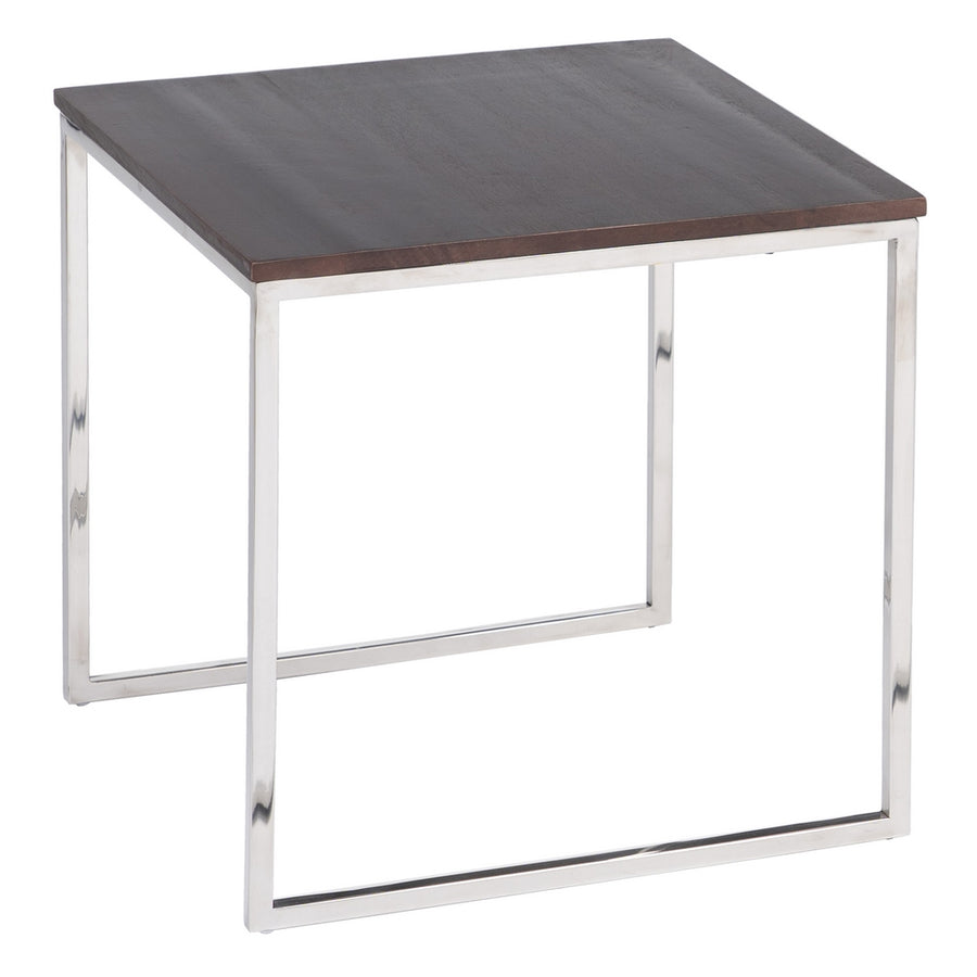 S/3 MESA CENTRO MARRÓN-PLATA 152 X 38,50 X 38,50 CM